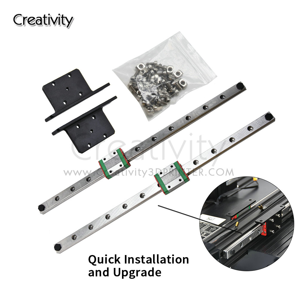 Ender3/V2/ Pro Upgrade Y-axis  - Linear Rail Mgn12H Set 评论和价格